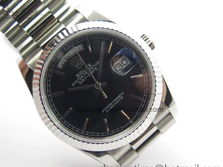 Bp Black President 36 SS Dial Edition Bracelet on Best Maker 128239 Day-Date 0112